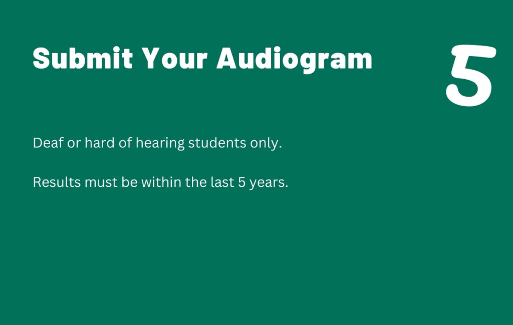 Complete your audiogram
