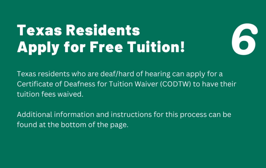 Apply for free tuition