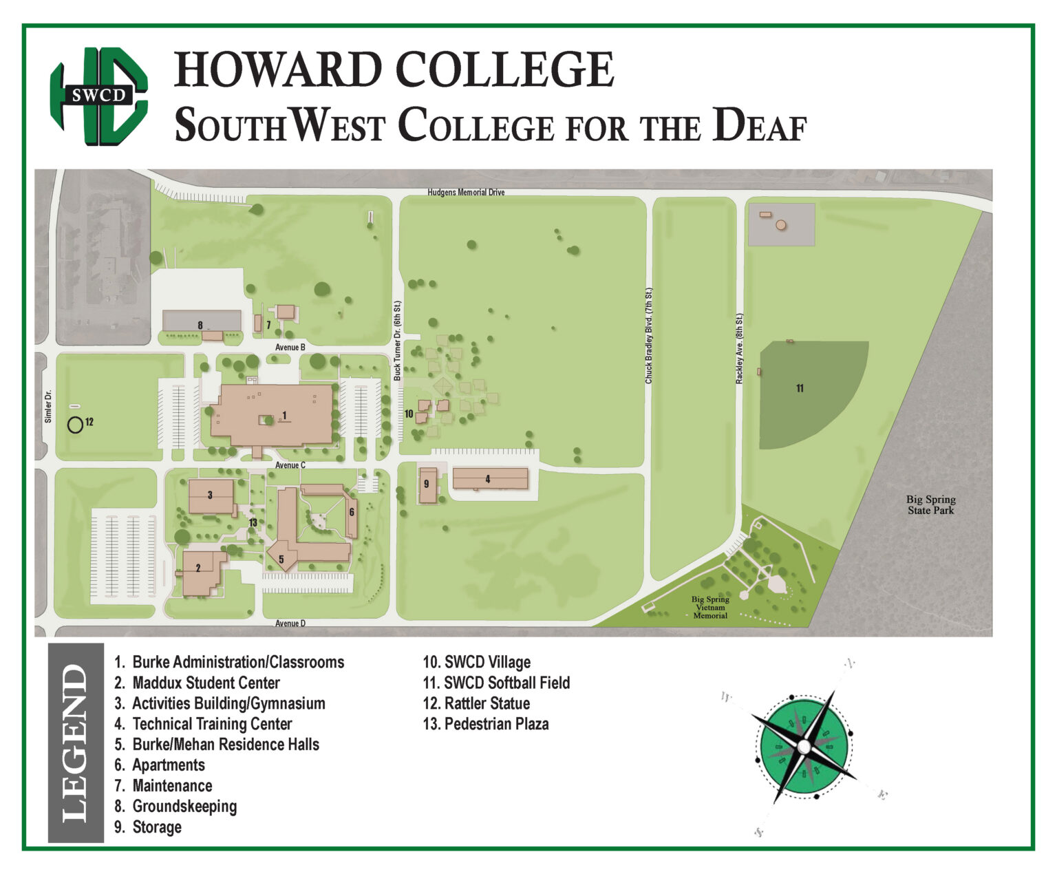 Campus Maps Howard College 2012