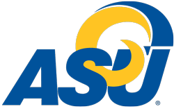 Angelo State University letters ASU logo
